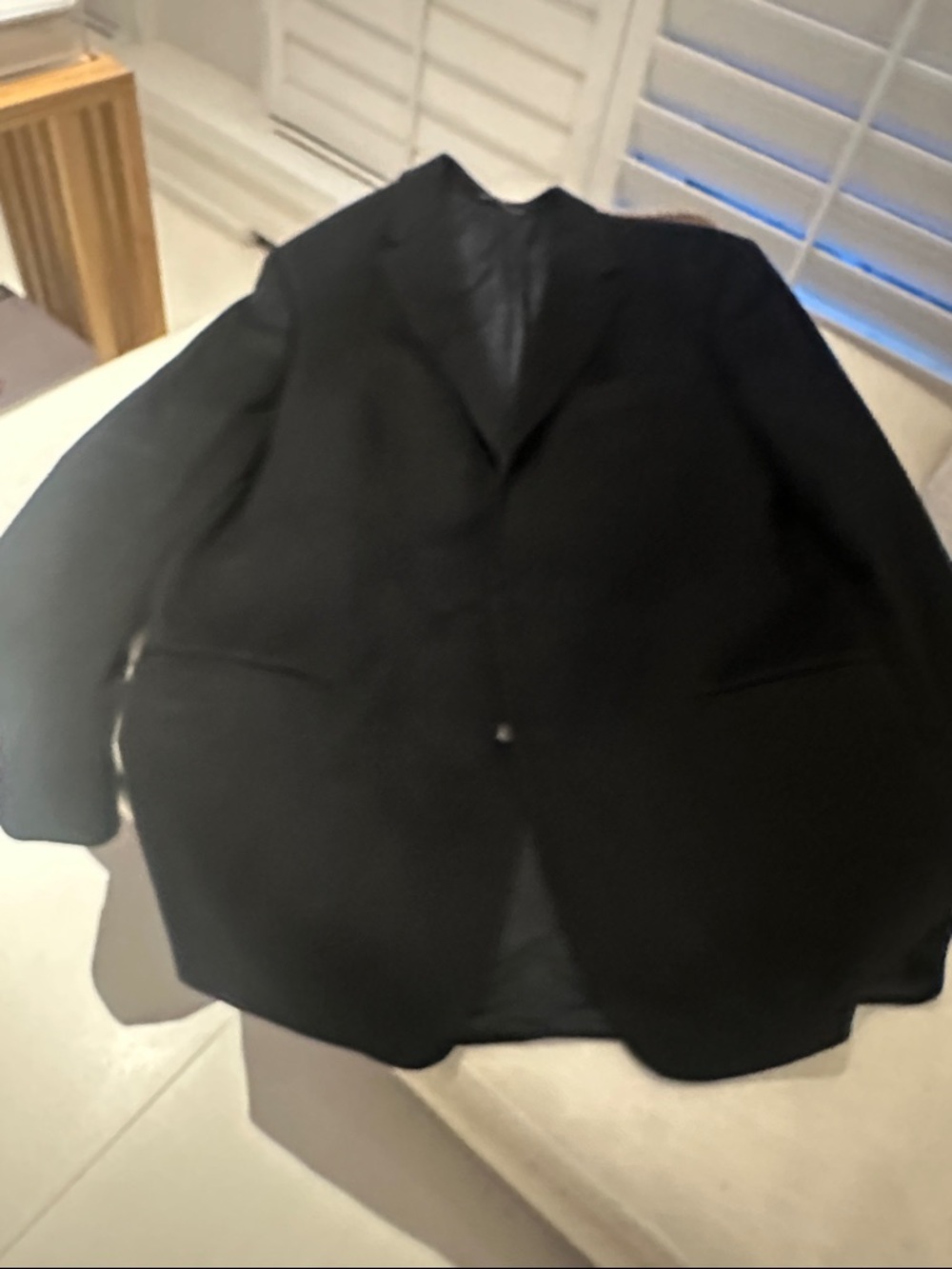 Loro Piana 100% cashmere / label Hugo boss Black Men's Single-Button Blazer